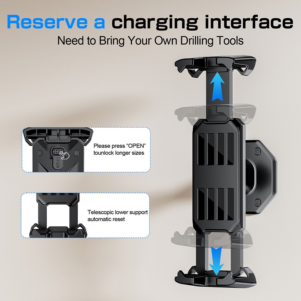 Wall Mount Phone Holder Tablet - Phone Accessories Hooks ulasan dan harga