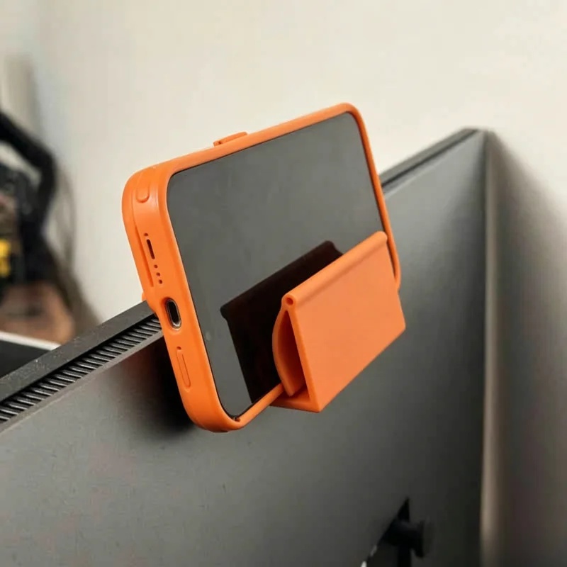 Monitor Top Phone Holder Clip  - Phone Accessories Rack Display ulasan dan harga