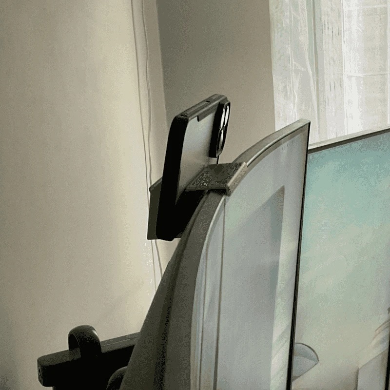 Monitor Top Phone Holder Clip  - Phone Accessories Rack Display ulasan dan harga