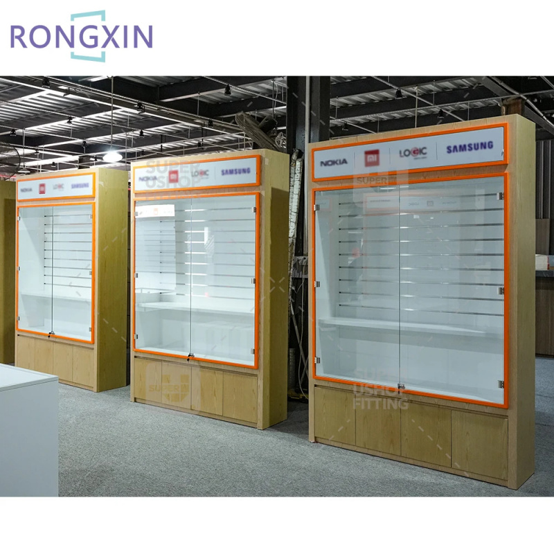 custom.Custom Display Showcase - Phone Accessories Rack Display ulasan dan harga