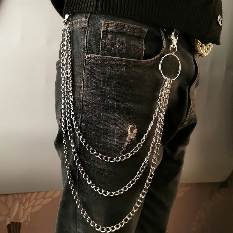 Layer Metal Belt Chain Punk Ho - Phone Accessories Hooks ulasan dan harga