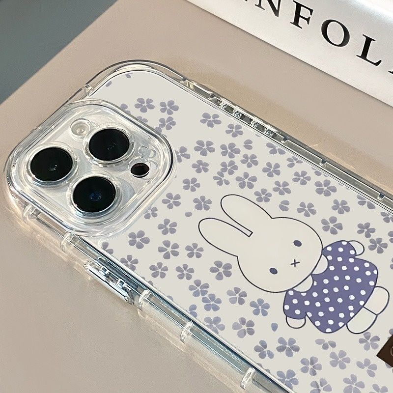 Lovely Miffy Bunny with Purple - Phone Accessories Background ulasan dan harga