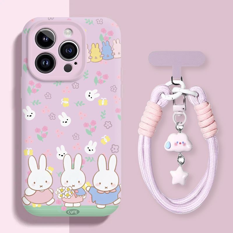 Miffy Cute Rabbit Printed Phon - Phone Accessories Background ulasan dan harga
