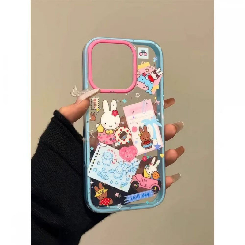 Miffy Cute Rabbit Printed Phon - Phone Accessories Background ulasan dan harga