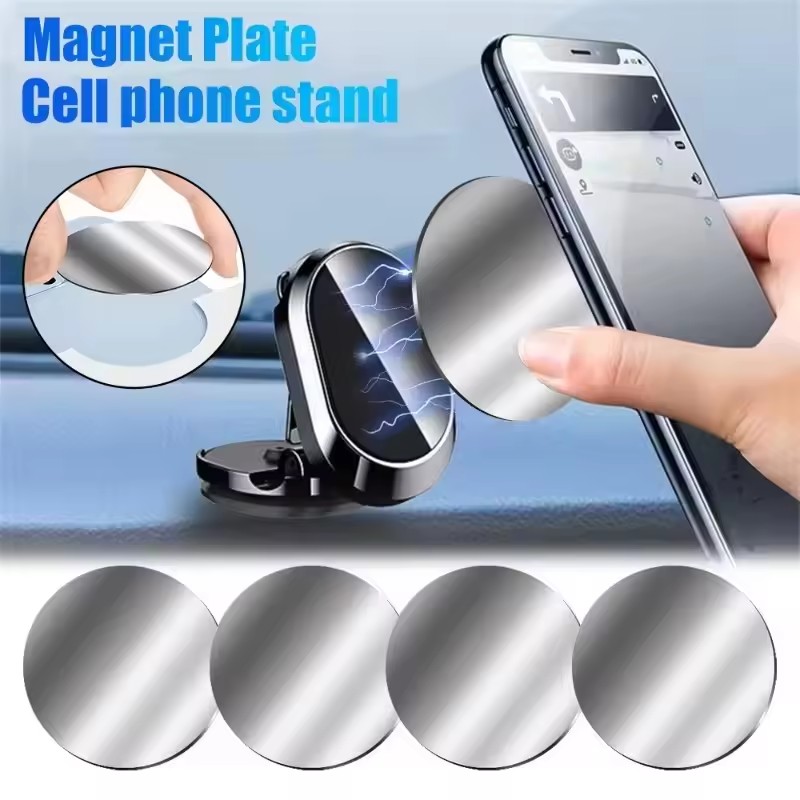 1/50Pcs Ultra Thin Metal Plate - Phone Accessories Magnetic ulasan dan harga