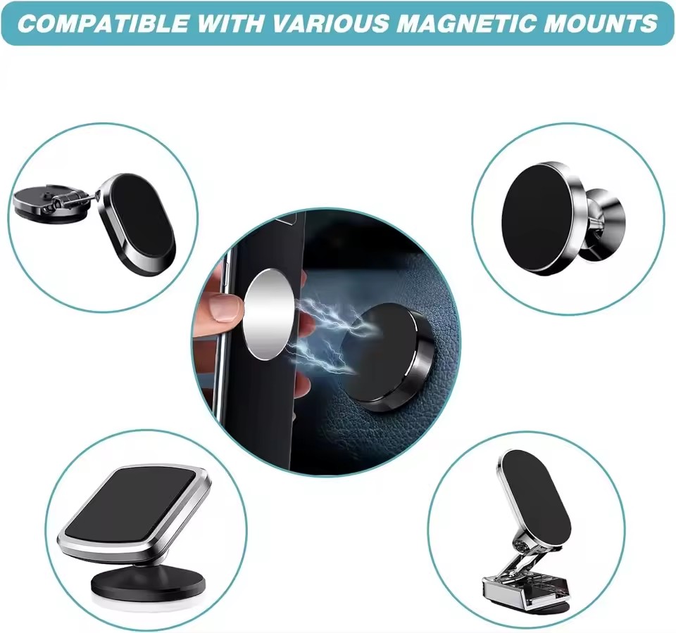 1/50Pcs Ultra Thin Metal Plate - Phone Accessories Magnetic ulasan dan harga