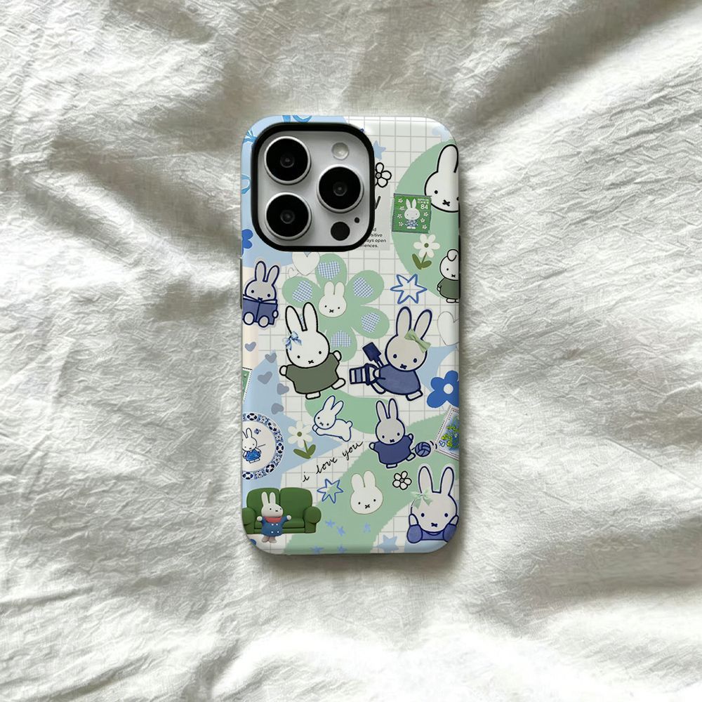 iPhone15promax Cute Miffy Rabb - Phone Accessories Background ulasan dan harga