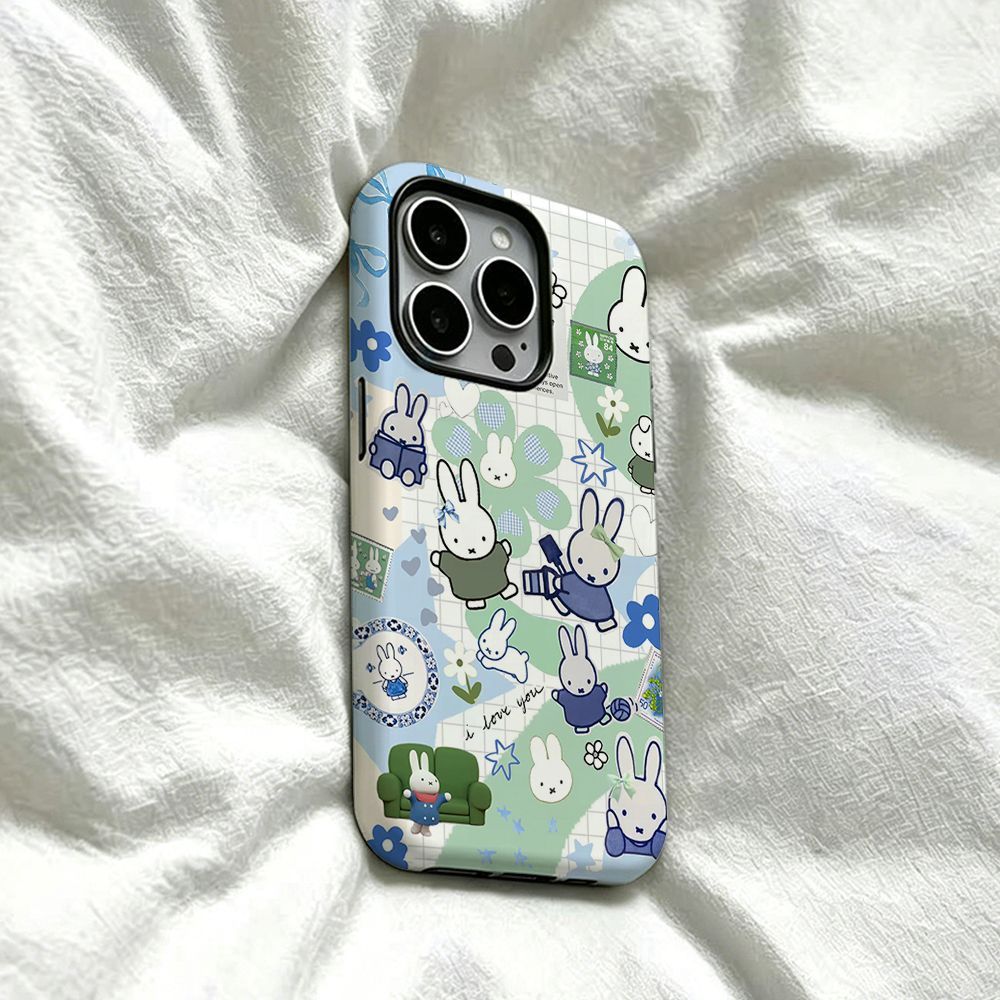 iPhone15promax Cute Miffy Rabb - Phone Accessories Background ulasan dan harga