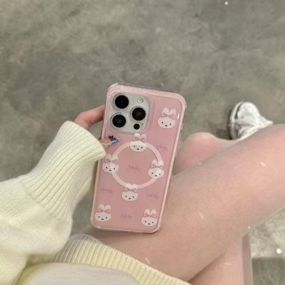 iPhone15promax Cute Miffy Rabb - Phone Accessories Background ulasan dan harga