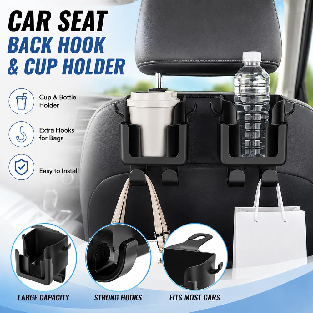 Car Seat Back Organizer Cup Ph - Phone Accessories Hooks ulasan dan harga