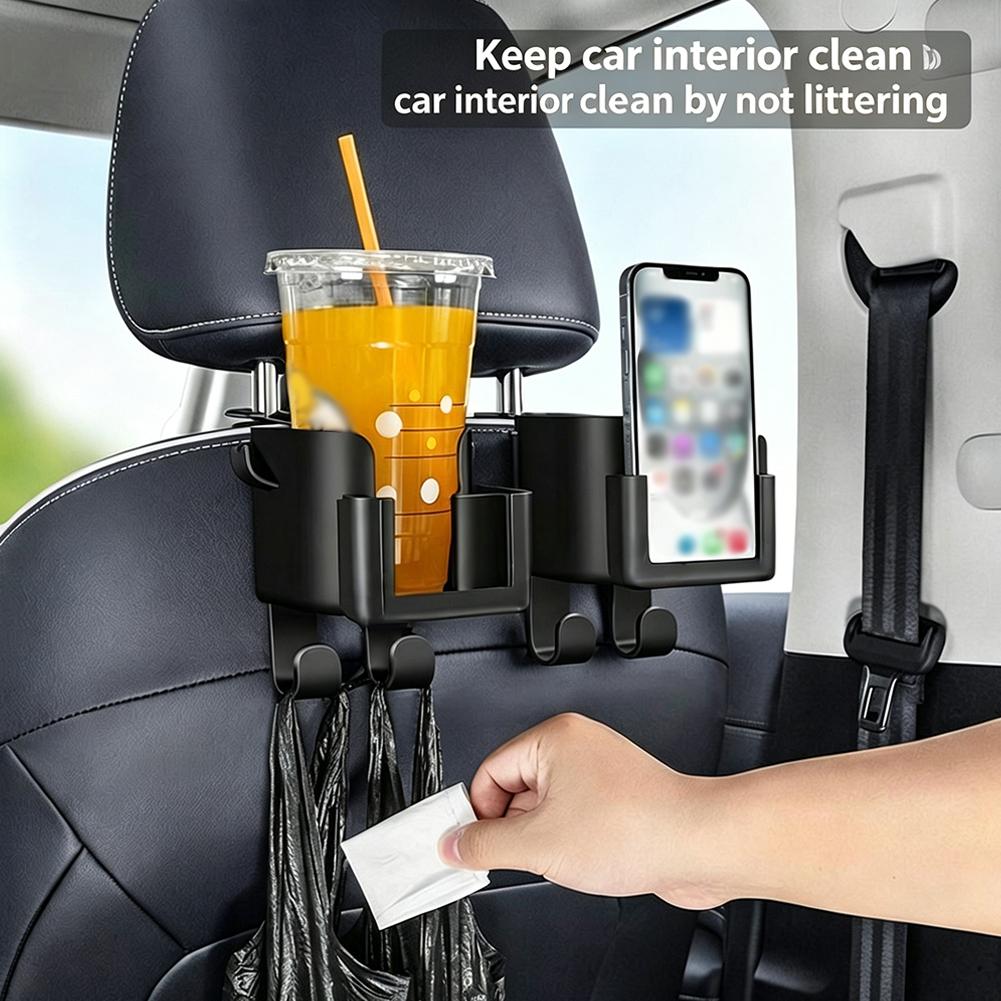 Car Seat Back Organizer Cup Ph - Phone Accessories Hooks ulasan dan harga